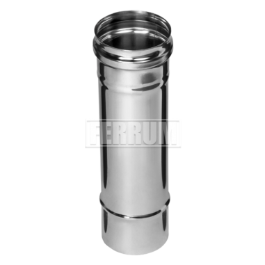 Дымоход 0,5м (430/0,5 мм) D 100 Ferrum