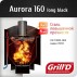 Дровяная печь для бани Grill’D Aurora 160 Long