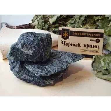 Камень Grill’D Черный принц колотый средний — 10 кг (коробка)