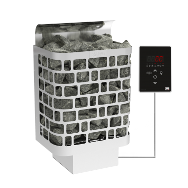 Электрическая печь SAWO Krios KRI-80Ni2-P 8 кВт (встроенный блок мощности, пульт покупается отдельно)
