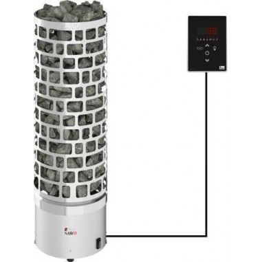 Электрическая печь SAWO Aries ARI3-60Ni2-P 6 кВт (встроенный блок мощности, пульт покупается отдельно)