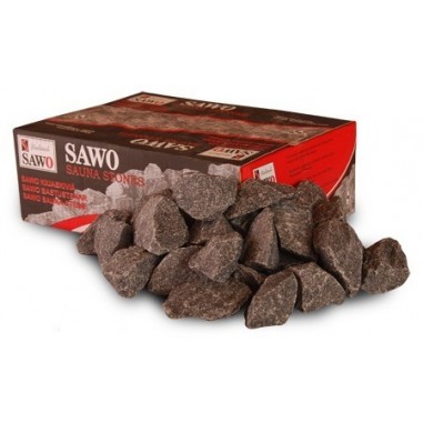 Камни для сауны SAWO (диаметр до 10 см, упаковка 20 кг)