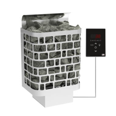 Электрическая печь SAWO Krios KRI-90Ni2-P 9 кВт (встроенный блок мощности, пульт покупается отдельно)