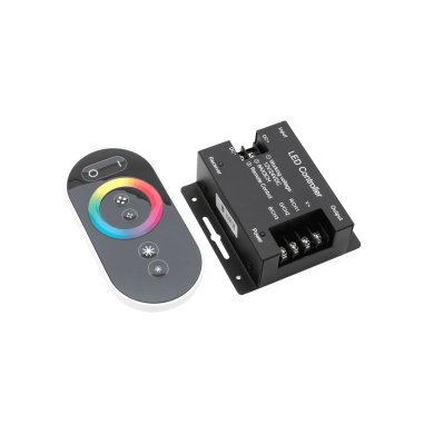 Led controller touch DELUCE 24А, 12/24 Вольт, RF-RGB-S-24A