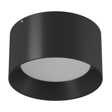 Светильник светодиодный потолочный накладной , серия BQ, Черный, 12Вт, IP20, Теплый белый (3000К)