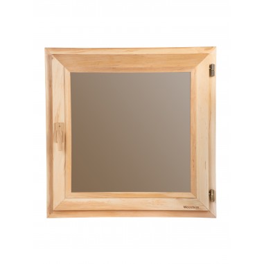 Окно Woodson 60x60, стекло бронза, ольха