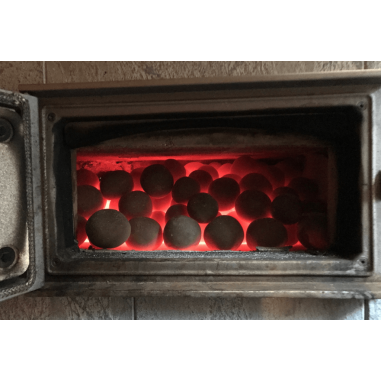 Дровяная печь для бани Tulikivi Grinion Grafia 35 с выносной топкой
